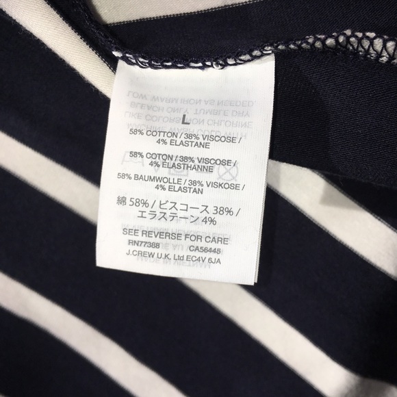 *SOLD* NWT Madewell Billie Stripe Bodysuit Large - Picture 7 of 8